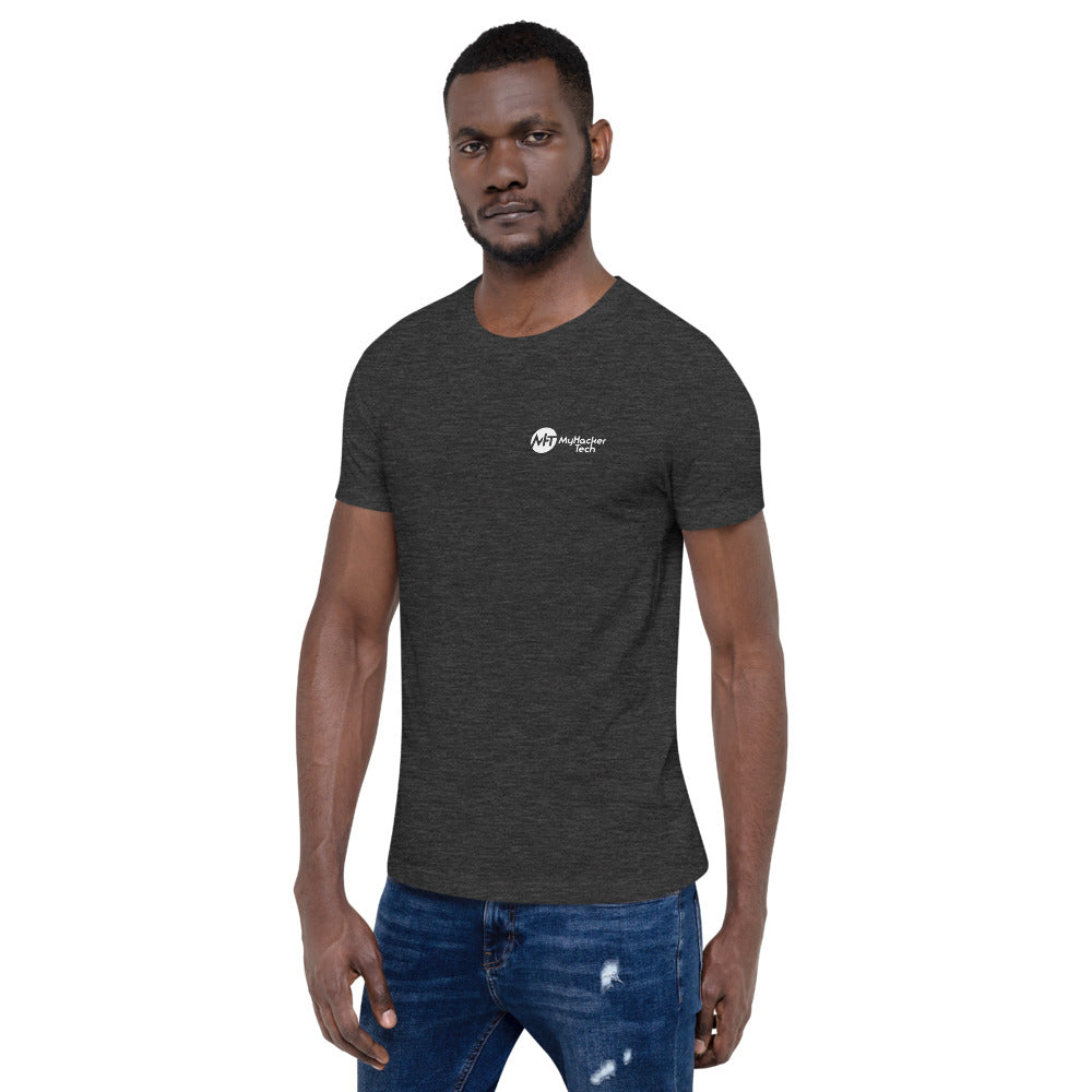 oh wait I'm a Pentester - Short-Sleeve Unisex T-Shirt (back print) by DarkByteGear
