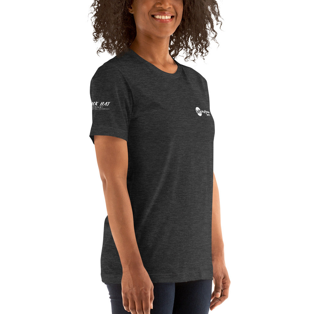 Black Hat Hacker V2 - Short-Sleeve Unisex T-Shirt by DarkByteGear