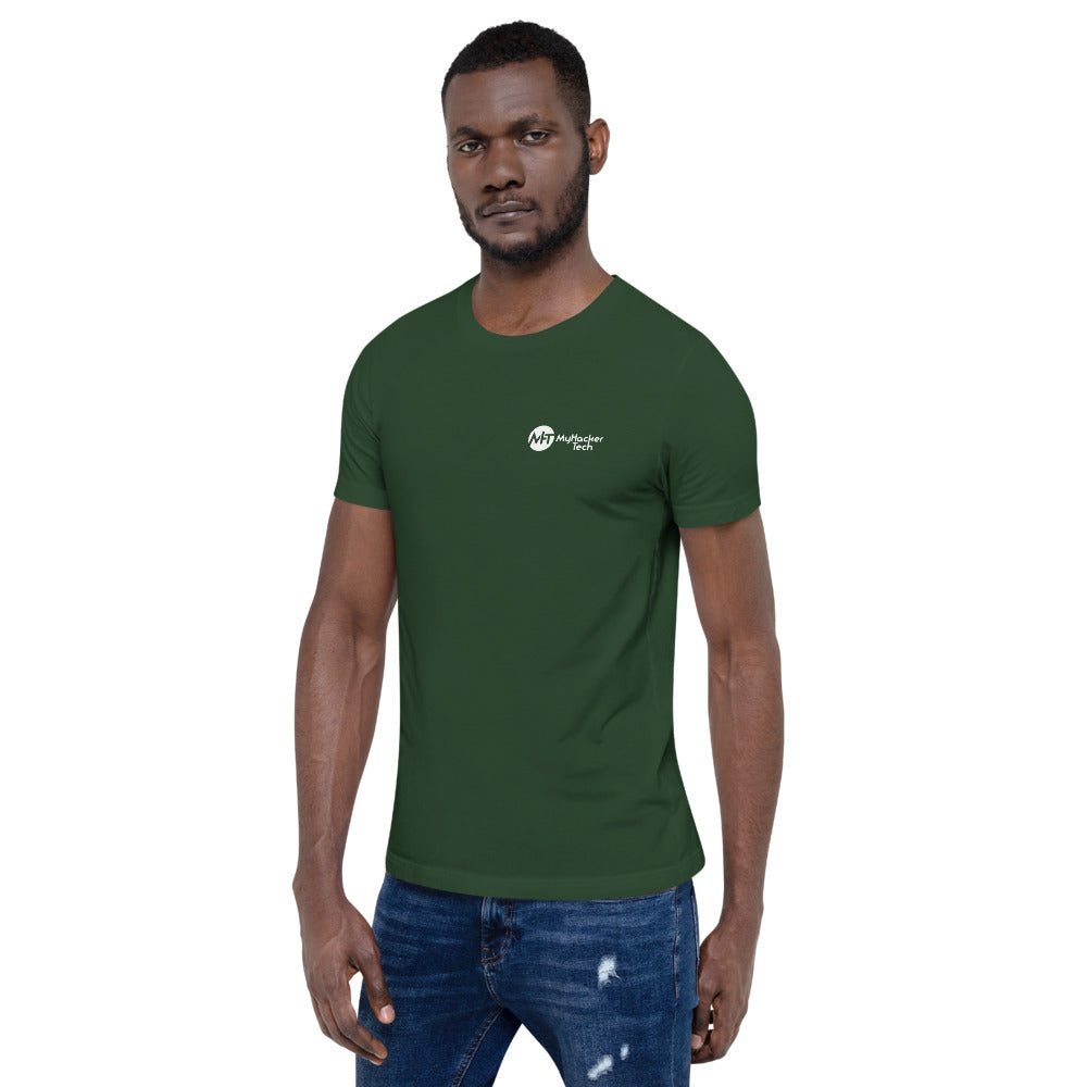 oh wait I'm a Pentester - Short-Sleeve Unisex T-Shirt (back print) by DarkByteGear