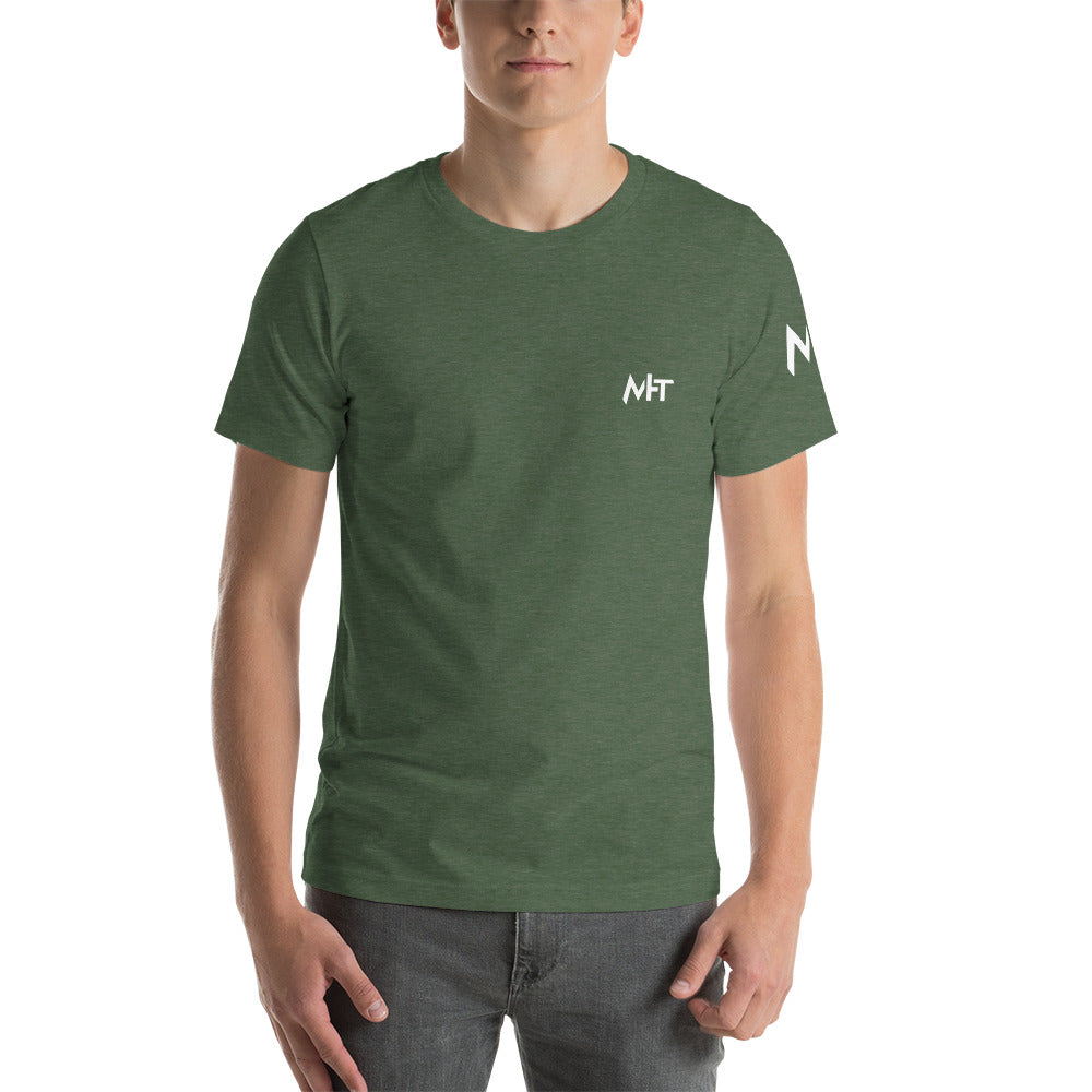 MHT - Short-Sleeve Unisex T-Shirt (front plus sleeve) by DarkByteGear