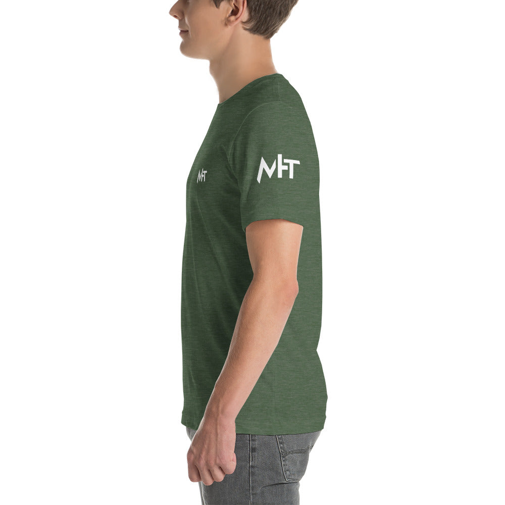 MHT - Short-Sleeve Unisex T-Shirt (front plus sleeve) by DarkByteGear