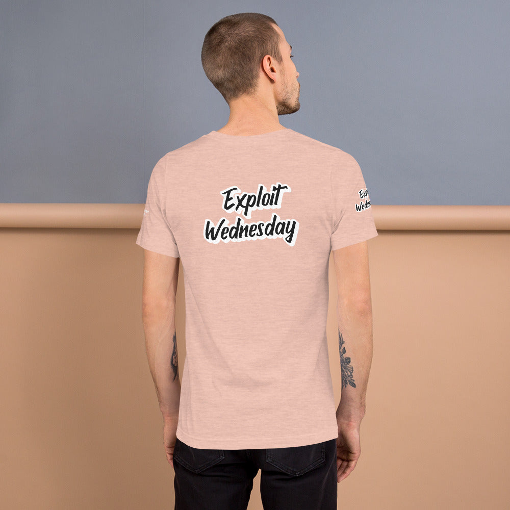 Exploit Wednesday - Short-Sleeve Unisex T-Shirt (all sides print) by DarkByteGear