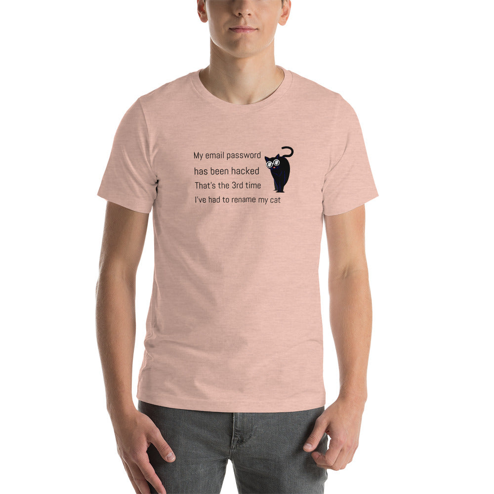 My email password - Short-Sleeve Unisex T-Shirt by DarkByteGear