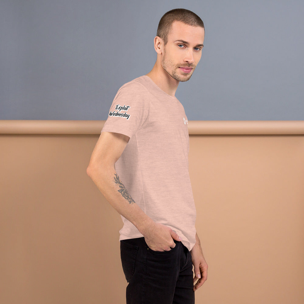 Exploit Wednesday - Short-Sleeve Unisex T-Shirt (all sides print) by DarkByteGear