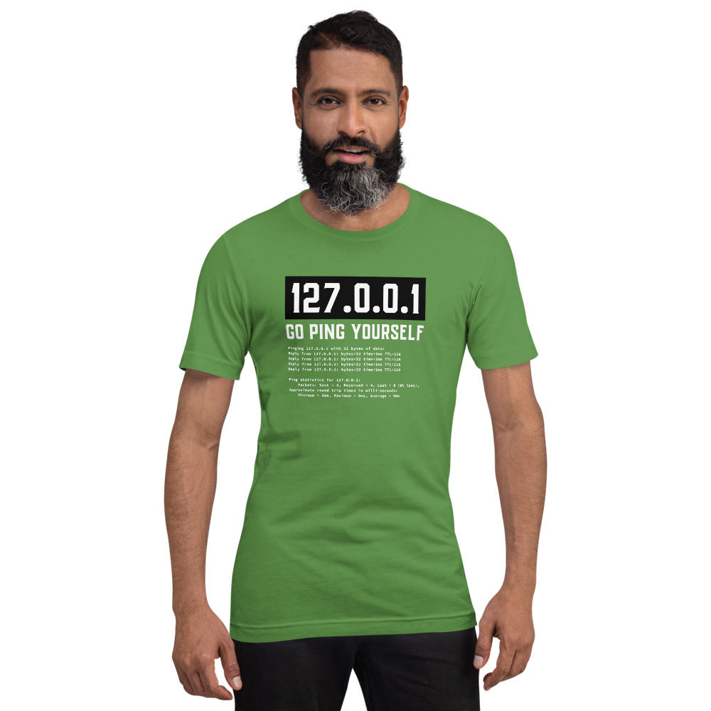 Go ping yourself - Short-Sleeve Unisex T-Shirt by DarkByteGear