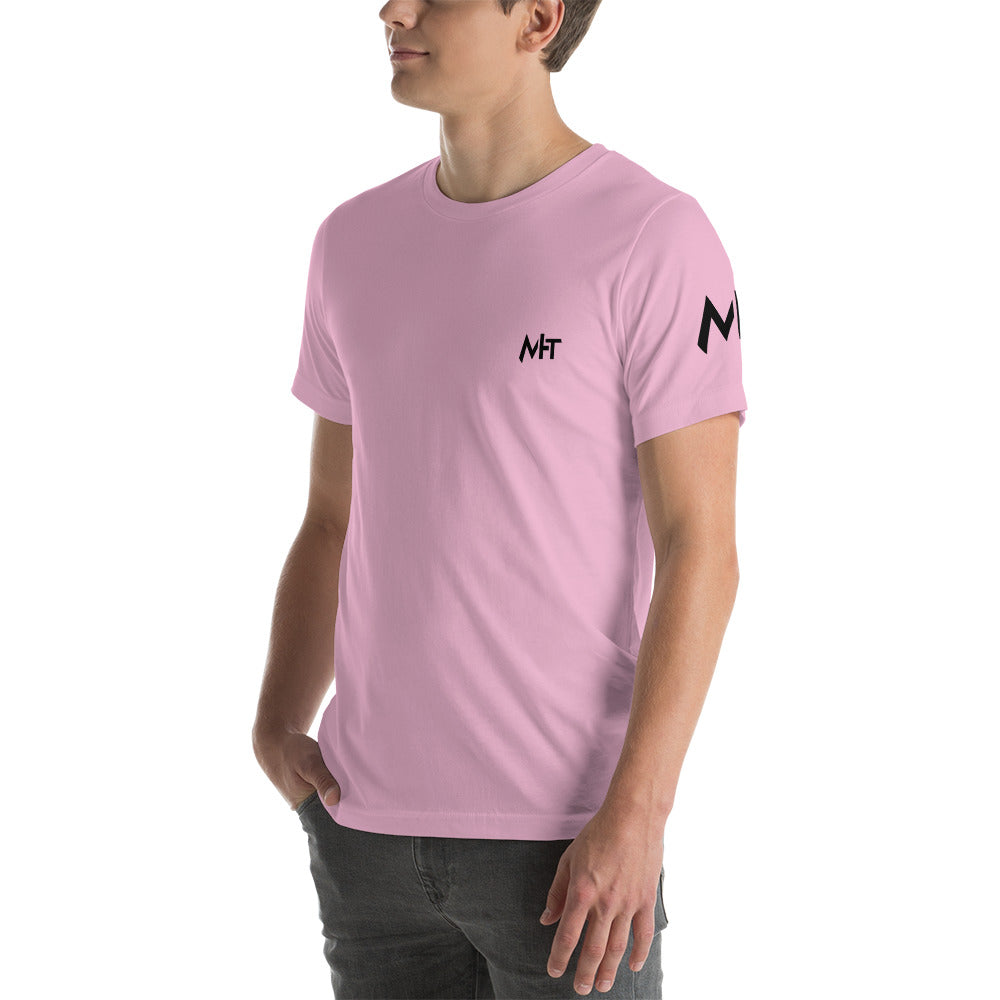 MHT - Short-Sleeve Unisex T-Shirt (front plus sleeve) by DarkByteGear
