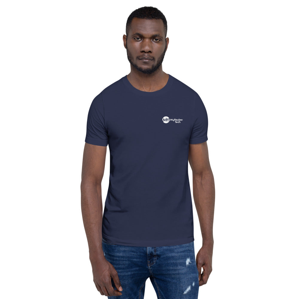 oh wait I'm a Pentester - Short-Sleeve Unisex T-Shirt (back print) by DarkByteGear