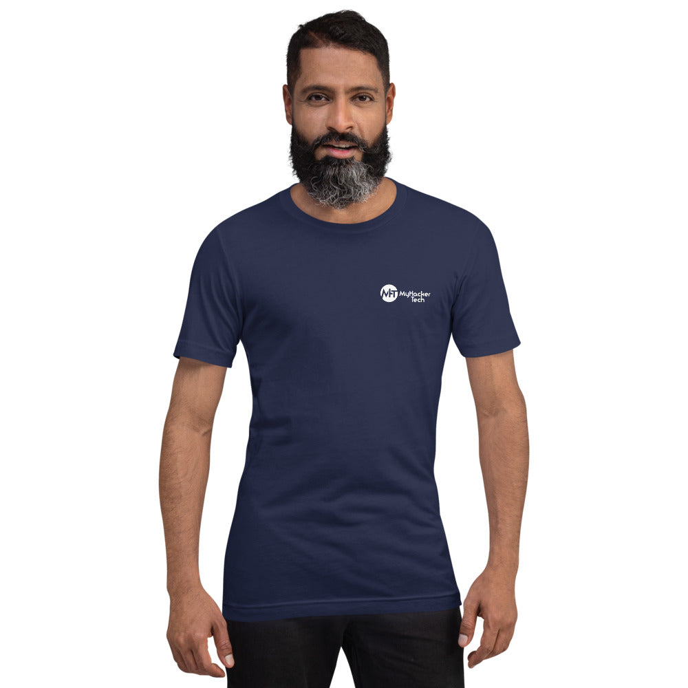 Exploit Wednesday - Short-Sleeve Unisex T-Shirt (back print) by DarkByteGear