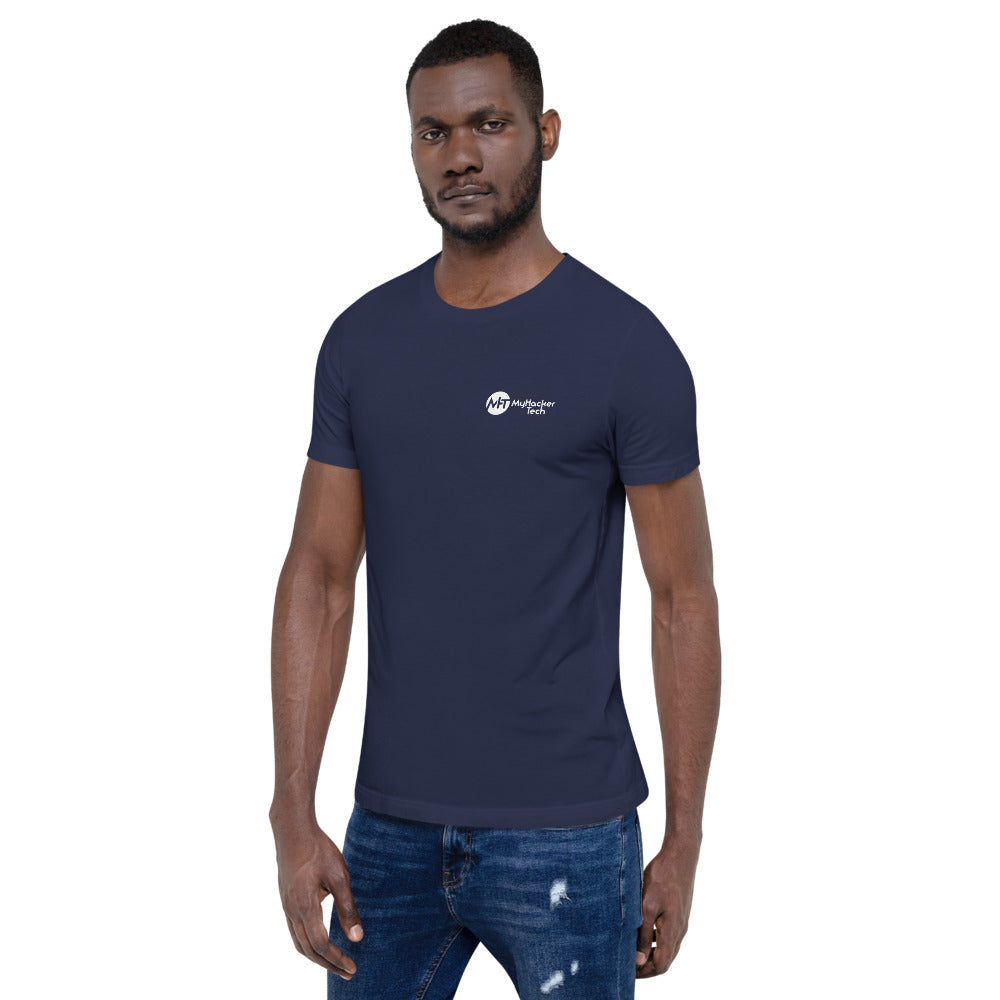 oh wait I'm a Pentester - Short-Sleeve Unisex T-Shirt (back print) by DarkByteGear