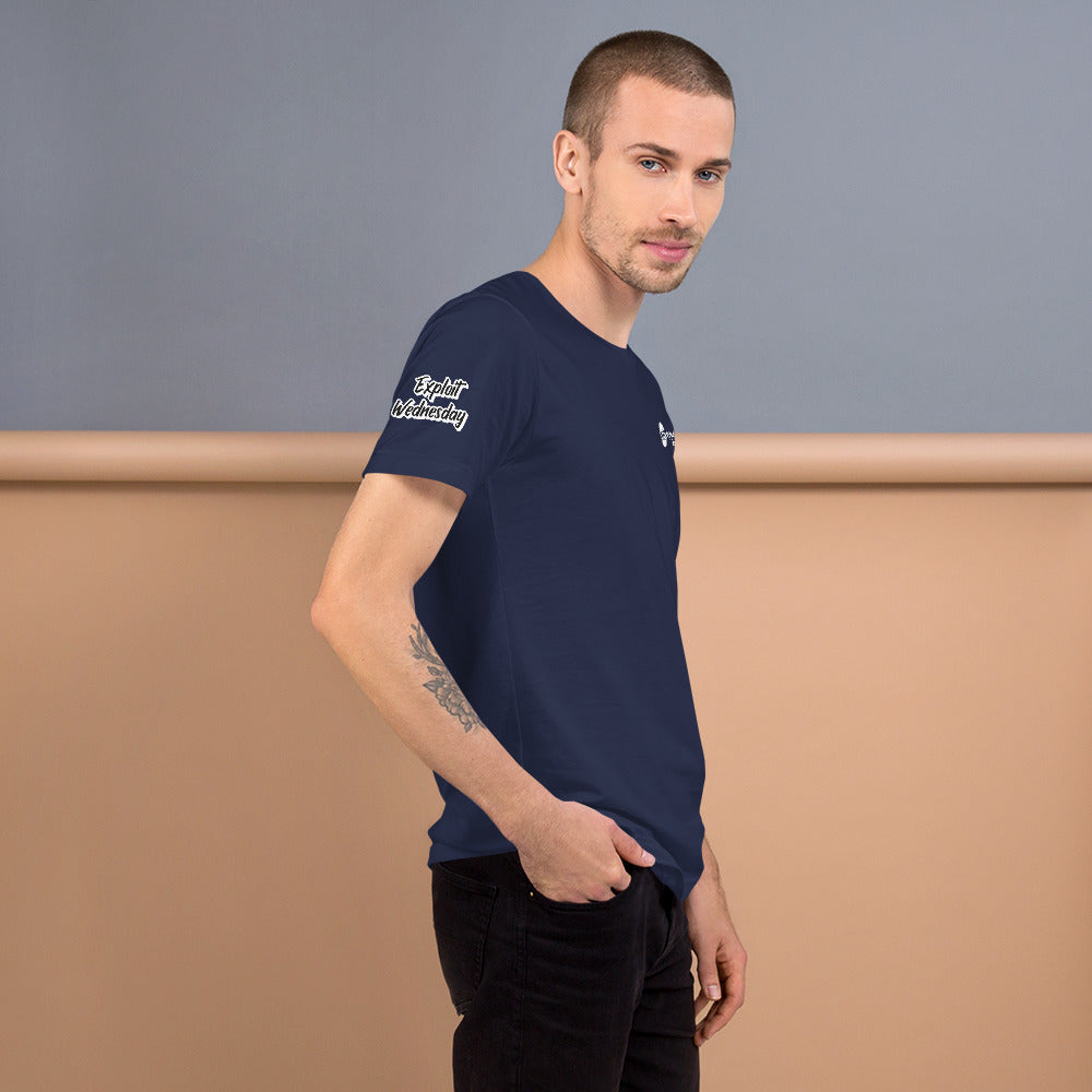 Exploit Wednesday - Short-Sleeve Unisex T-Shirt (all sides print) by DarkByteGear