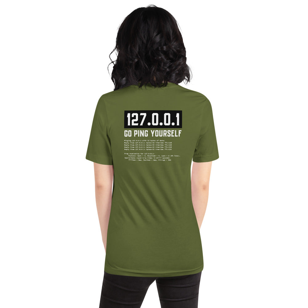 Go ping yourself - Short-Sleeve Unisex T-Shirt by DarkByteGear
