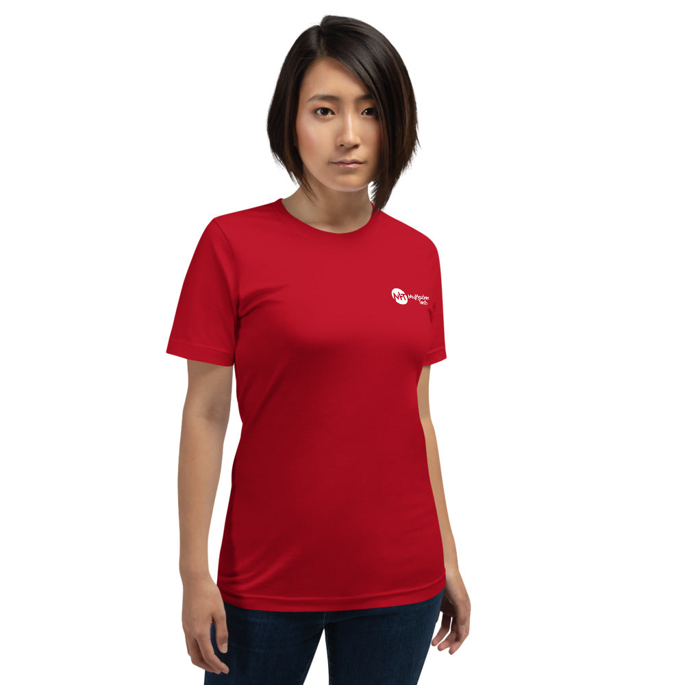 Let me google how to secure that for you - Short-Sleeve Unisex T-Shirt (back print) by DarkByteGear