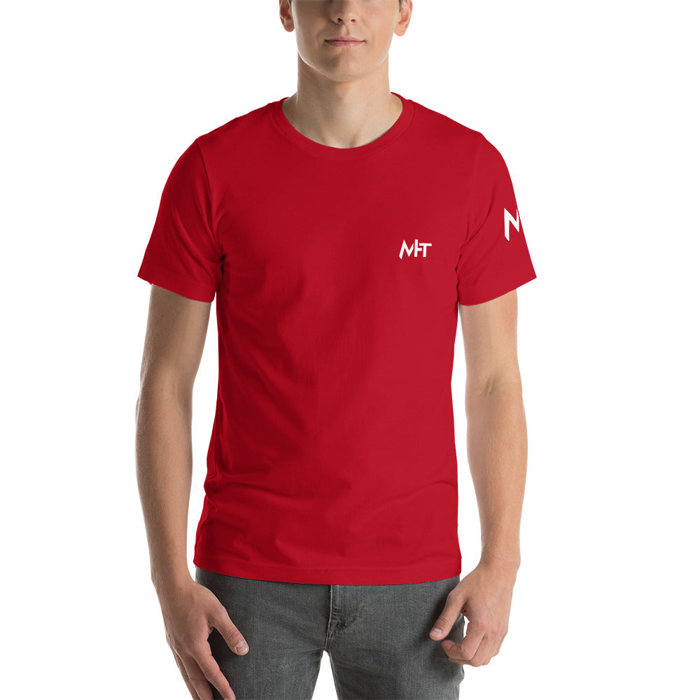 MHT - Short-Sleeve Unisex T-Shirt (front plus sleeve) by DarkByteGear