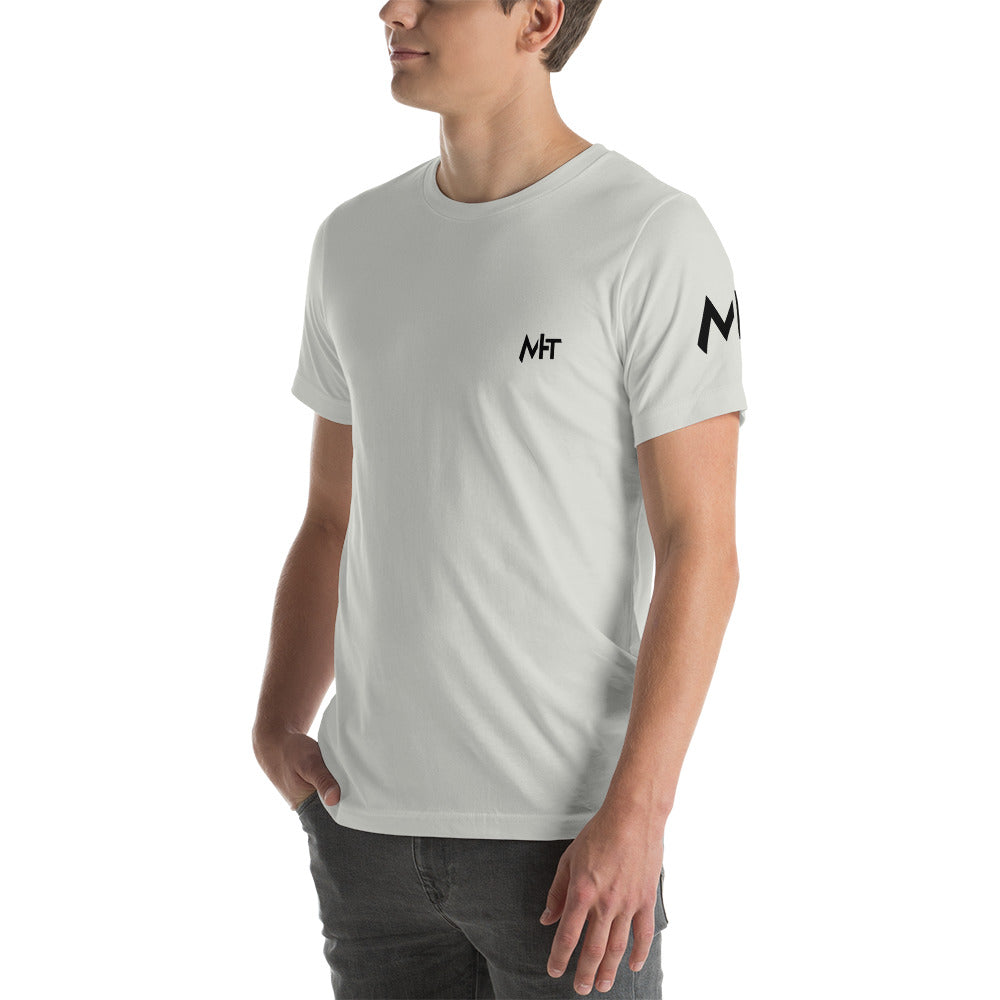 MHT - Short-Sleeve Unisex T-Shirt (front plus sleeve) by DarkByteGear