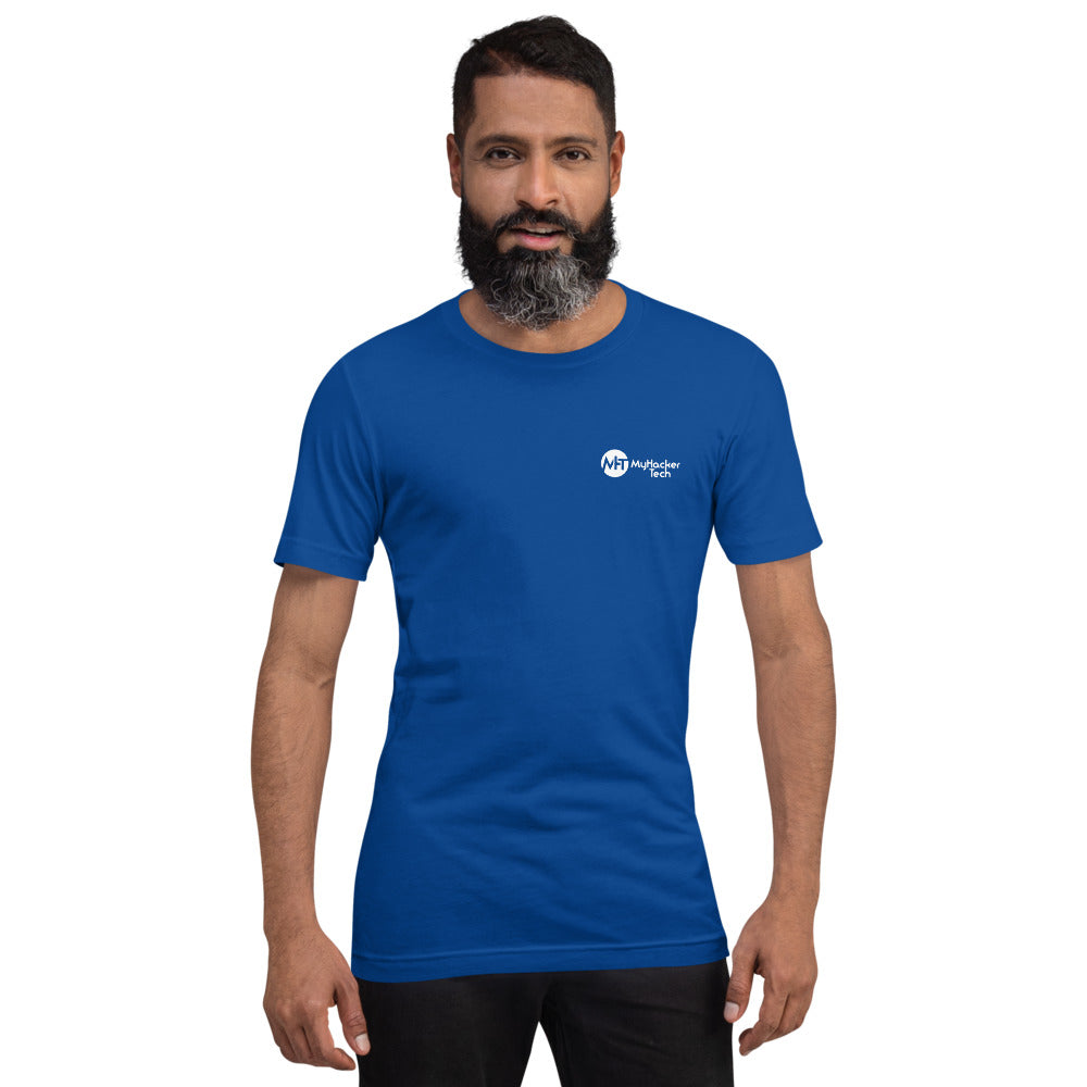 Exploit Wednesday - Short-Sleeve Unisex T-Shirt (back print) by DarkByteGear