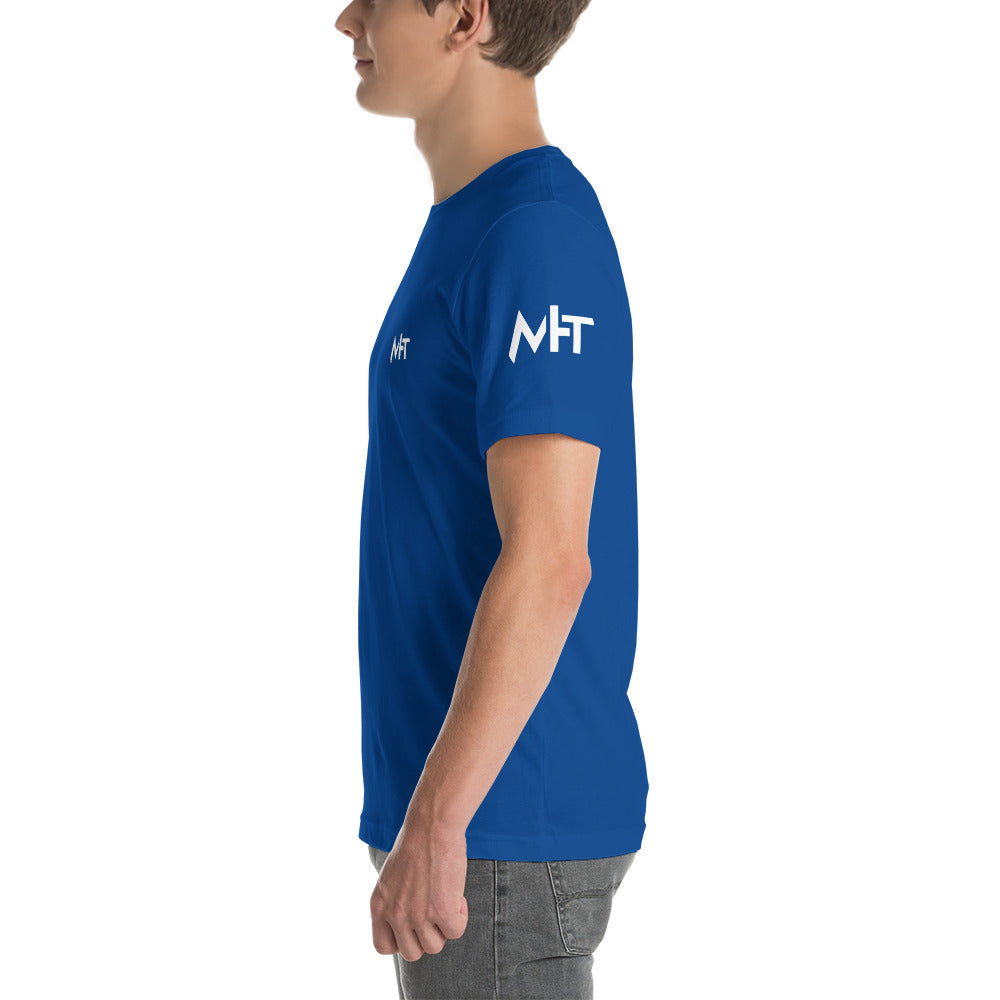 MHT - Short-Sleeve Unisex T-Shirt (front plus sleeve) by DarkByteGear