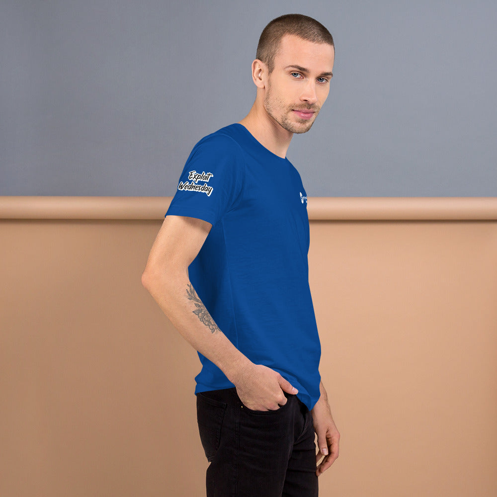 Exploit Wednesday - Short-Sleeve Unisex T-Shirt (all sides print) by DarkByteGear
