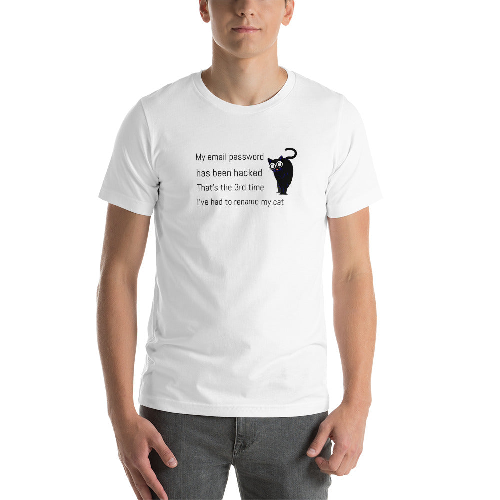 My email password - Short-Sleeve Unisex T-Shirt by DarkByteGear