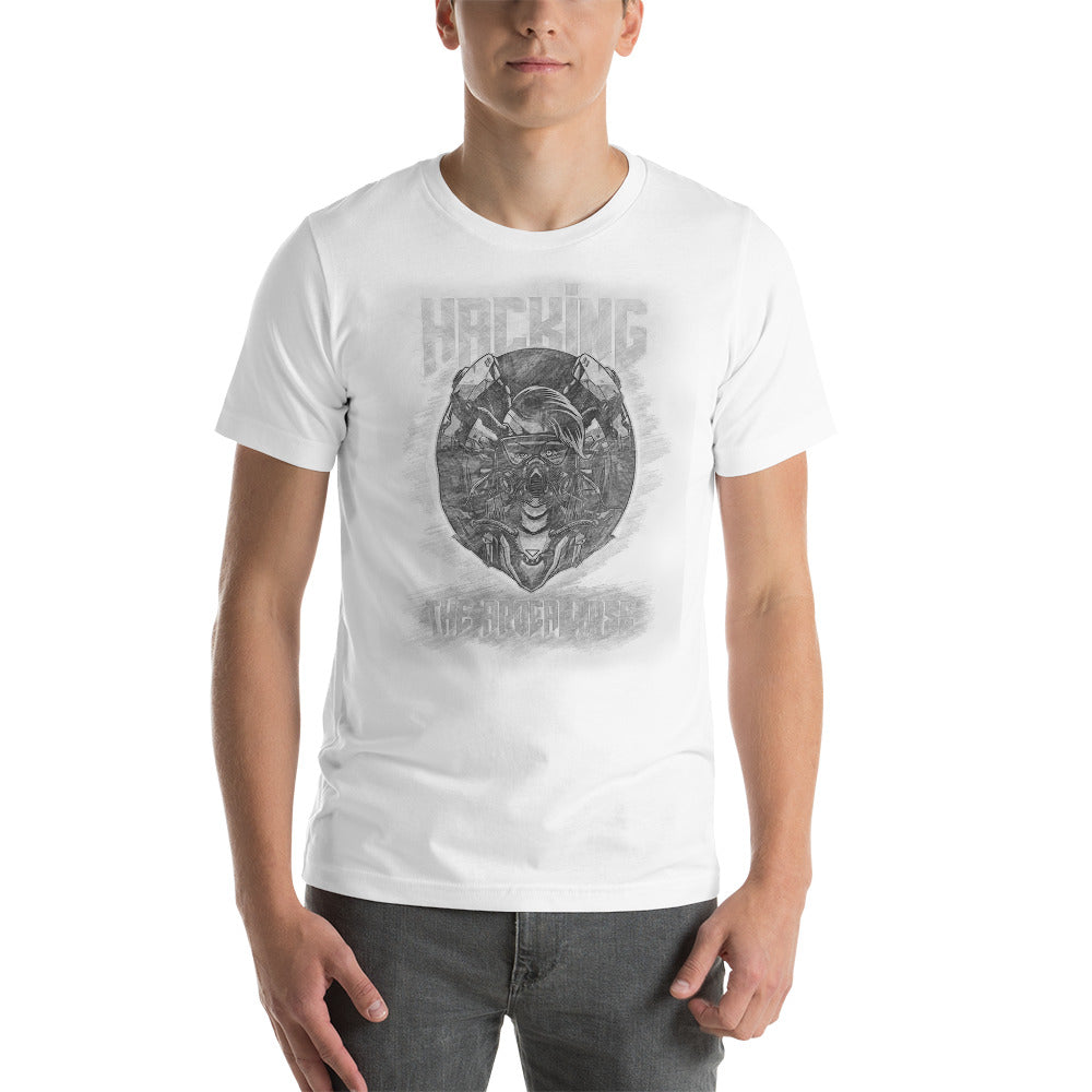 Hacking the apocalypse v2.1 - Short-Sleeve Unisex T-Shirt by DarkByteGear