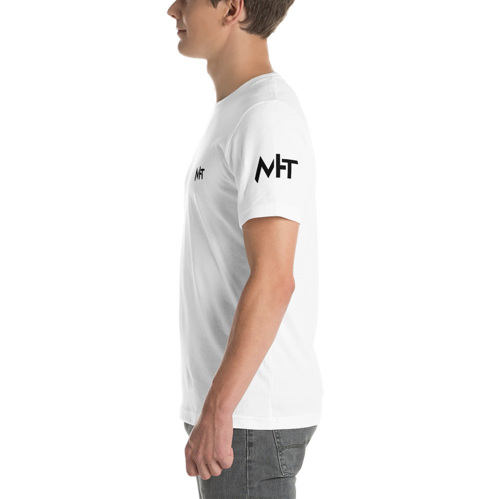 MHT - Short-Sleeve Unisex T-Shirt (front plus sleeve) by DarkByteGear