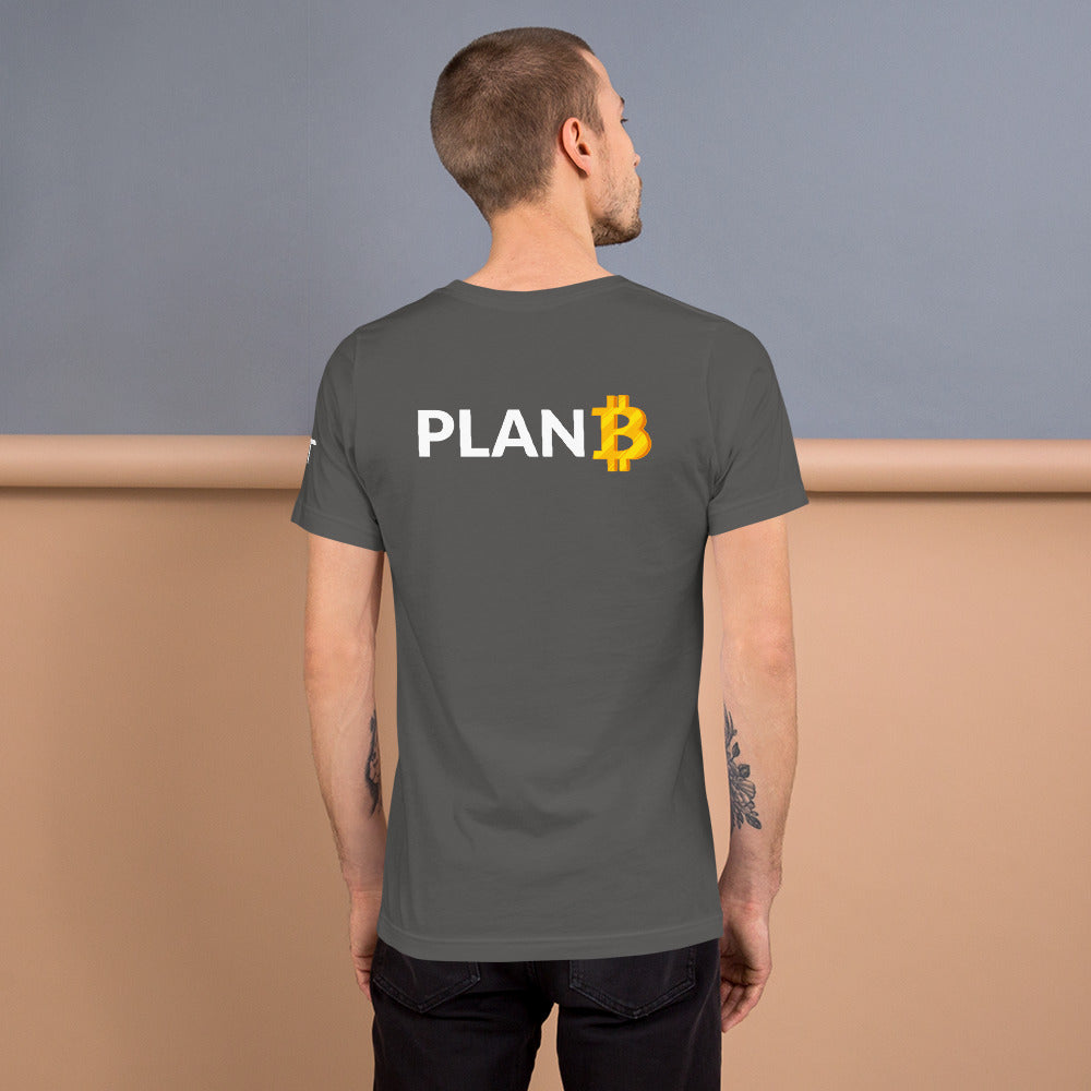 Plan B v1 - Unisex t-shirt (back print) by DarkByteGear