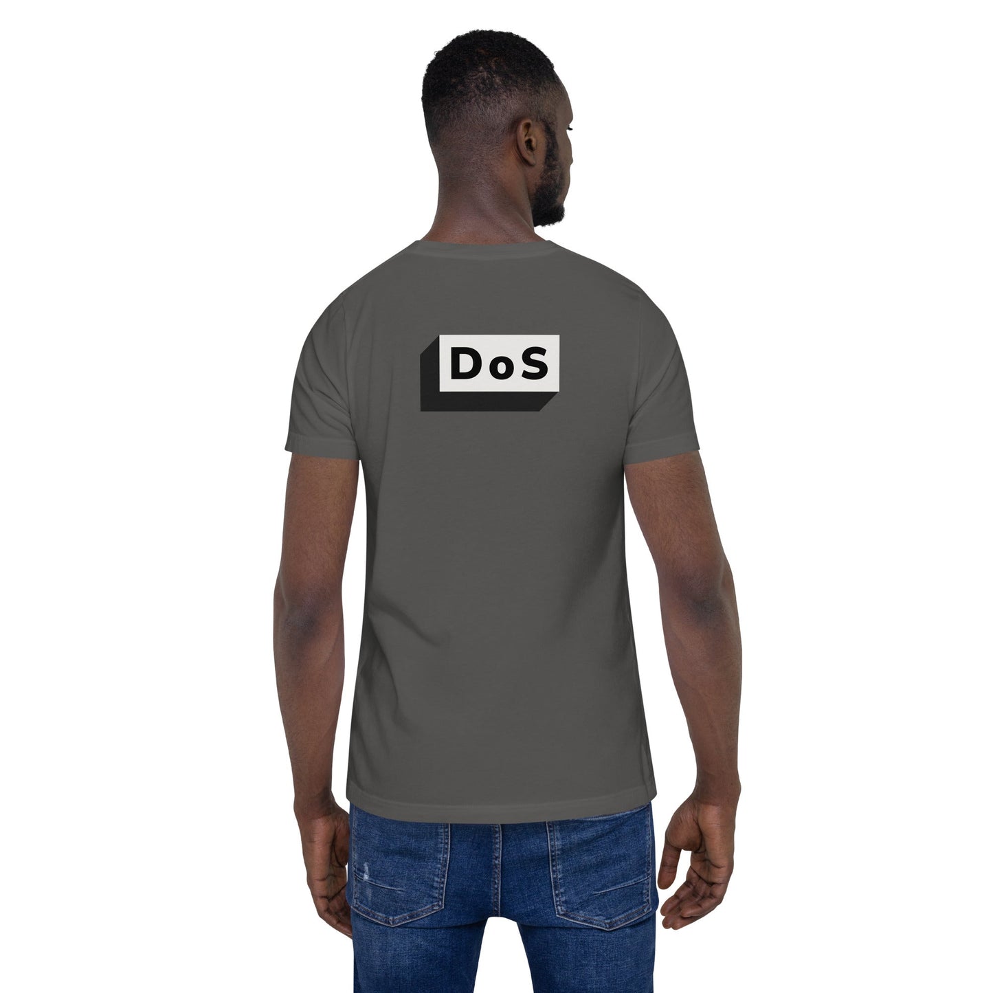 DoS - Unisex t-shirt (back print) by DarkByteGear