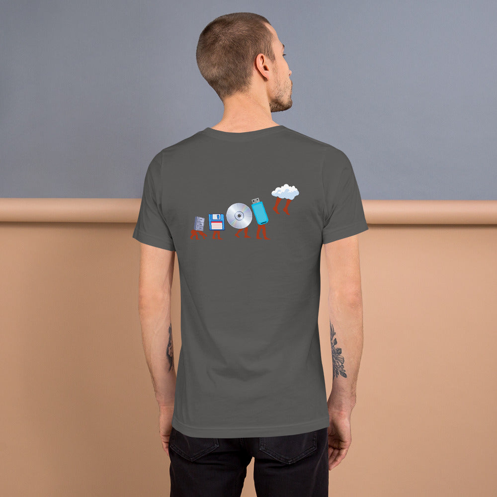 Funny Geek Programmer Nerd - Unisex t-shirt ( Back Print ) by DarkByteGear