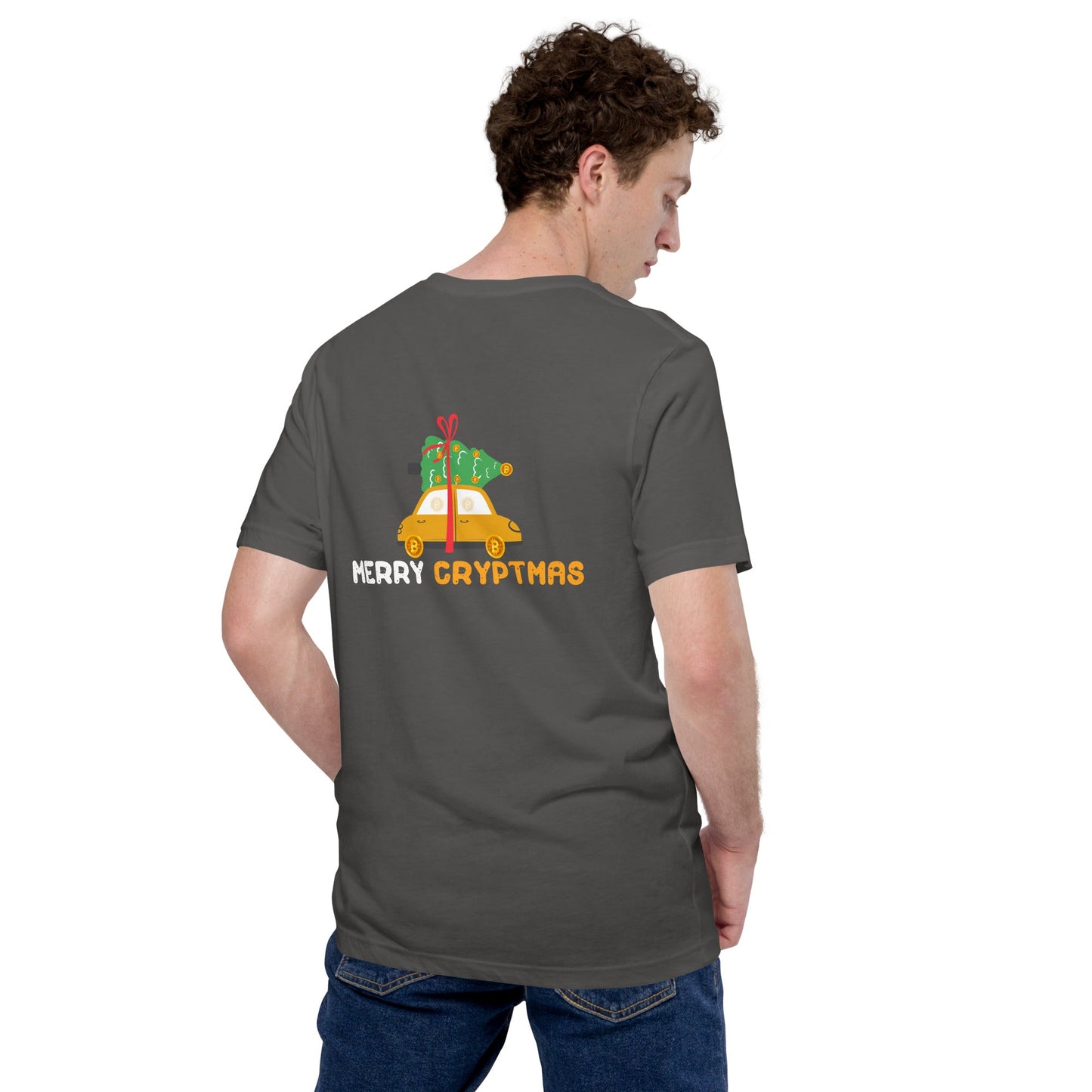 Merry Cryptmas - Unisex t-shirt ( Back Print ) by DarkByteGear