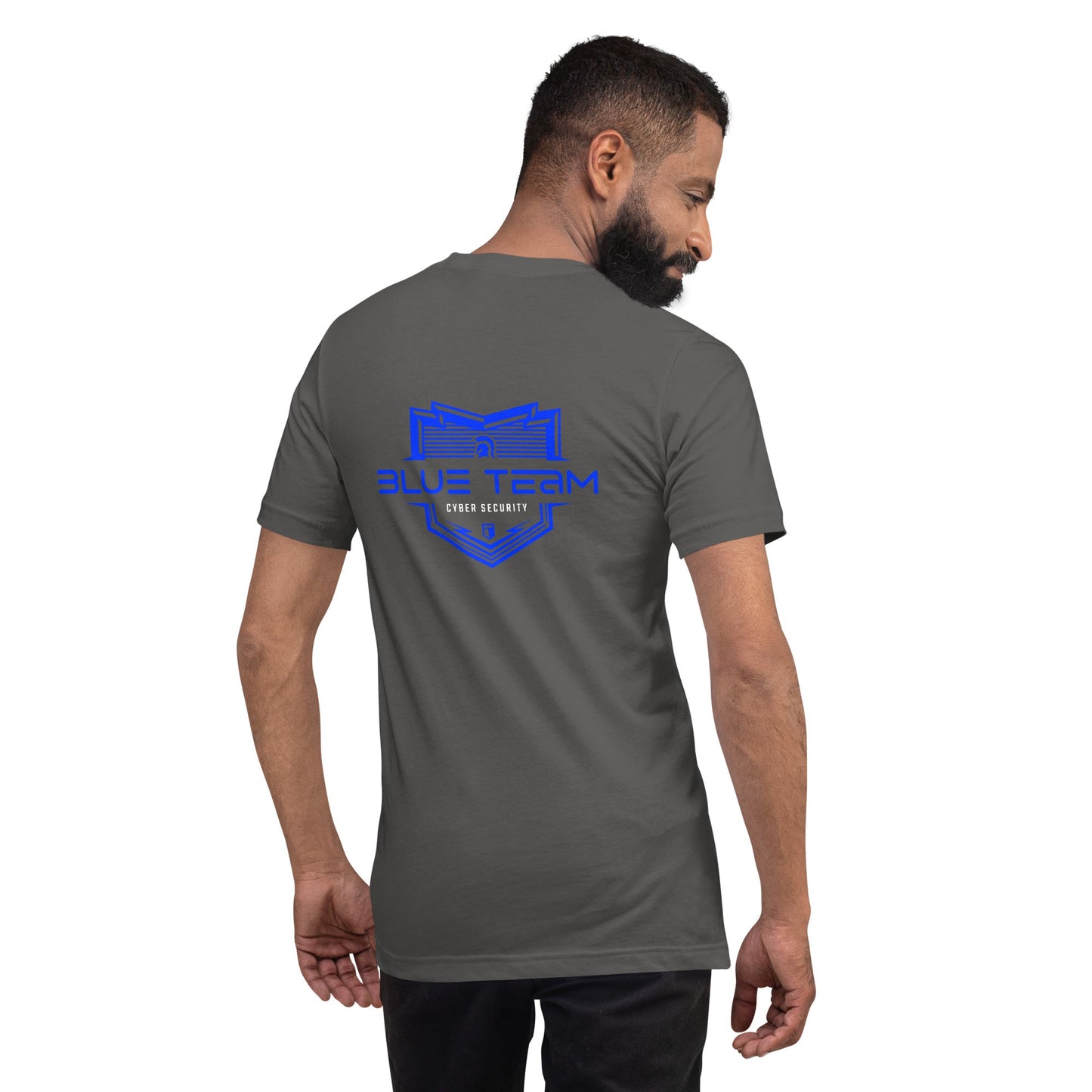 Cyber Security Blue Team V15 - Unisex t-shirt ( Back Print ) by DarkByteGear
