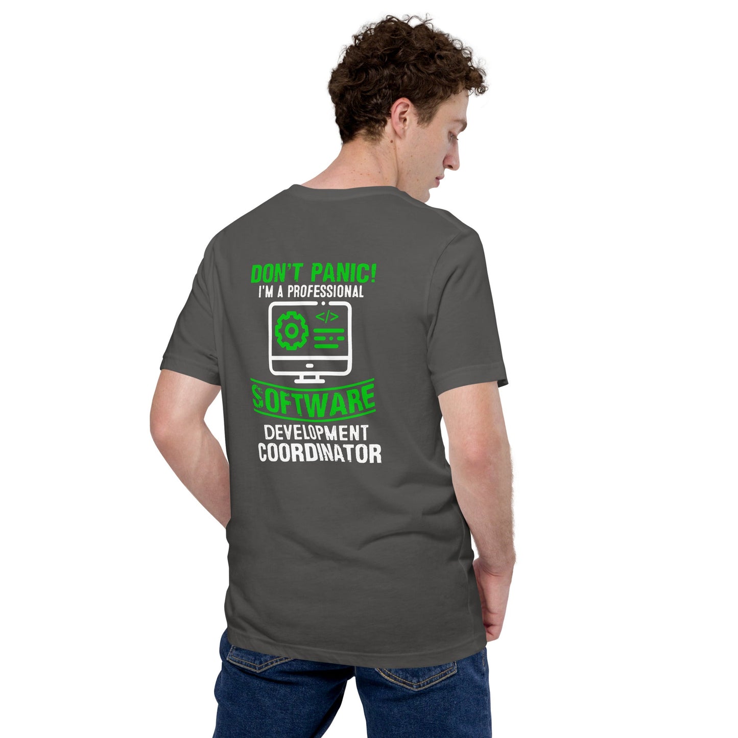 Don't Panic, I am a Professional - Unisex t-shirt by DarkByteGear