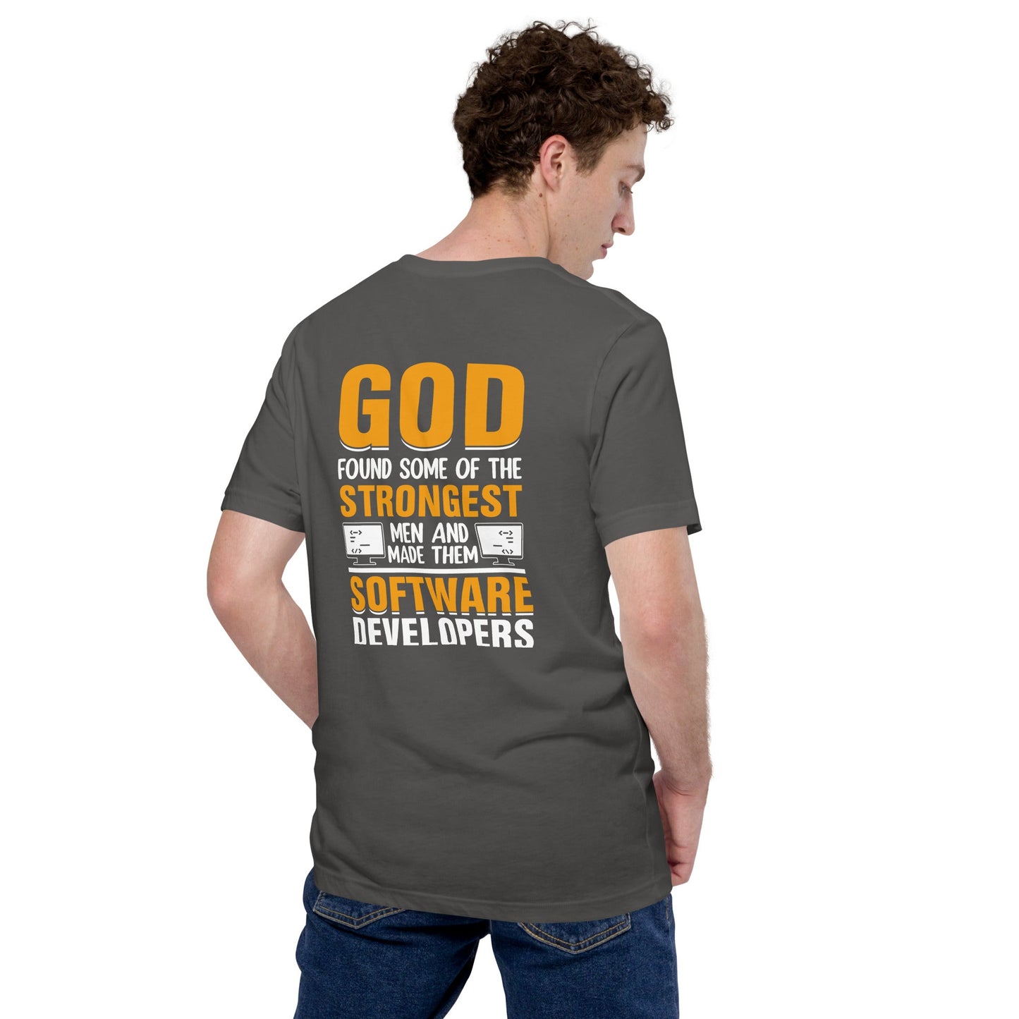 God Strongest Software - Unisex t-shirt ( Back Print ) by DarkByteGear