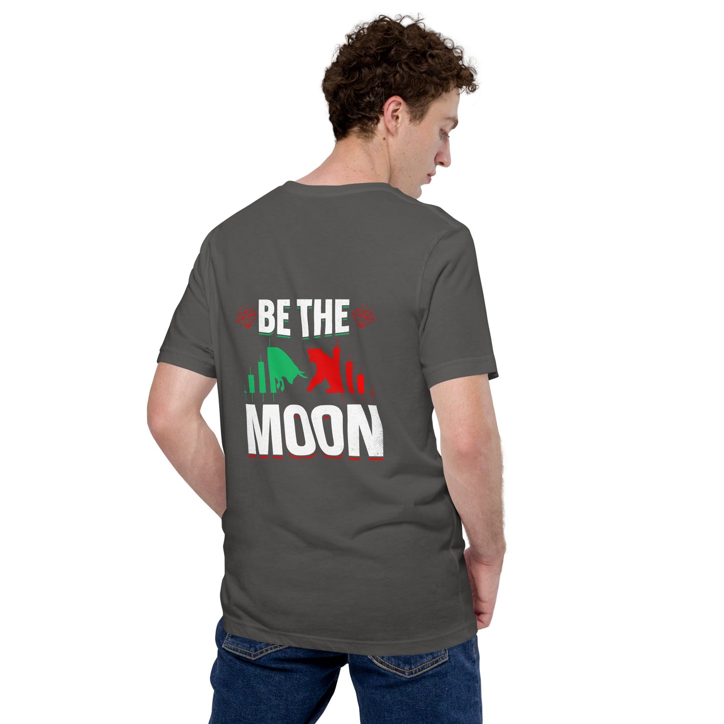 Be the Moon - Unisex t-shirt ( Back Print ) by DarkByteGear