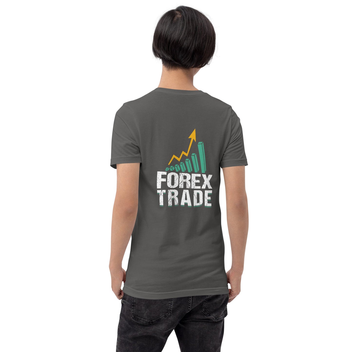 Forex Trading - Unisex t-shirt ( Back Print ) by DarkByteGear