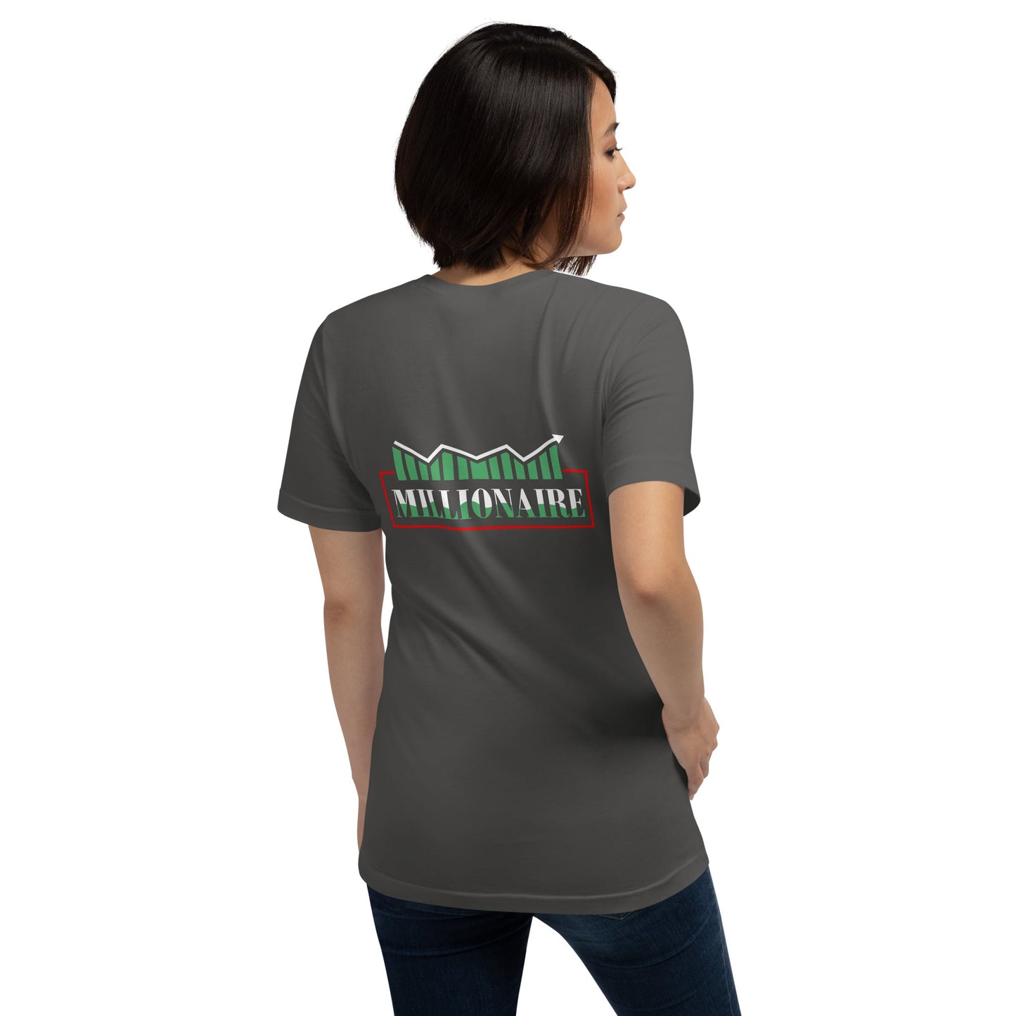 Millionaire - Unisex t-shirt ( Back Print ) by DarkByteGear