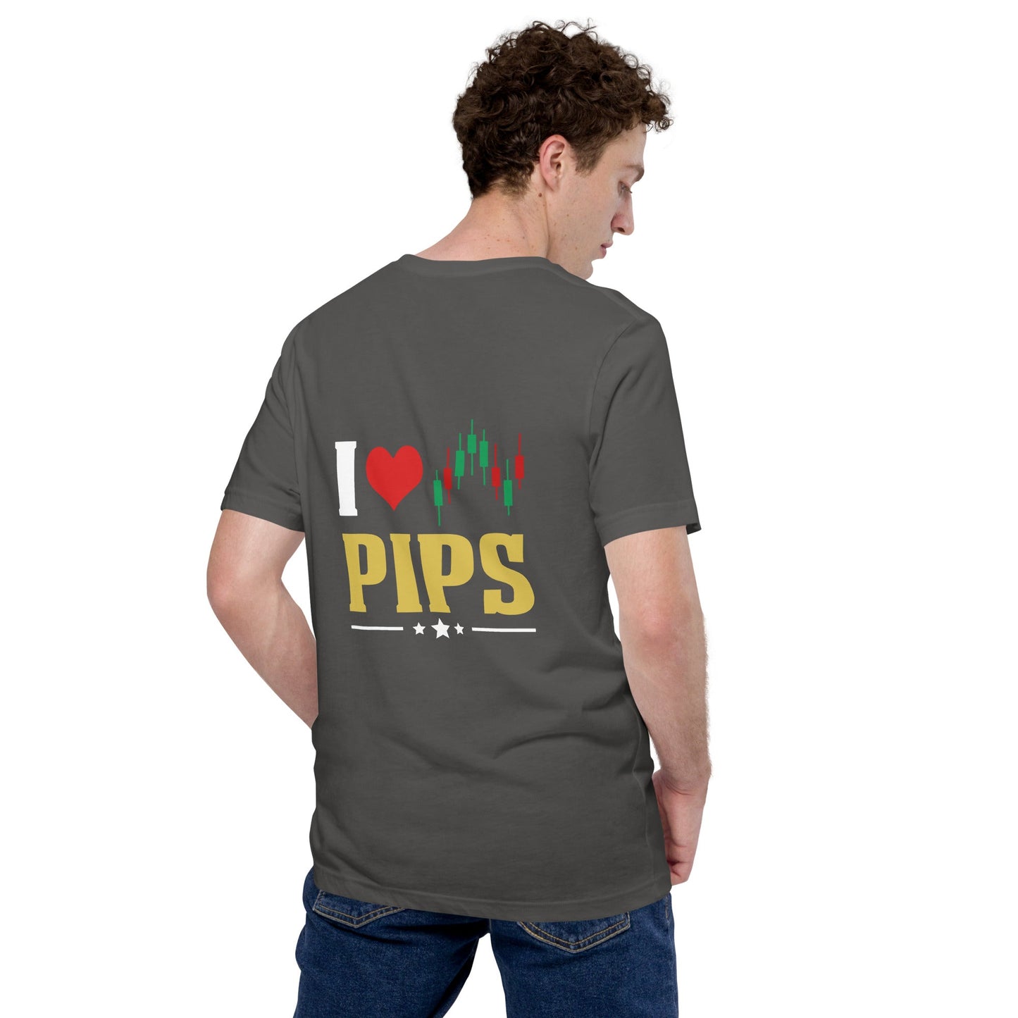 I Love Pips ( MAHFUZ ) - Unisex t-shirt ( Back Print ) by DarkByteGear