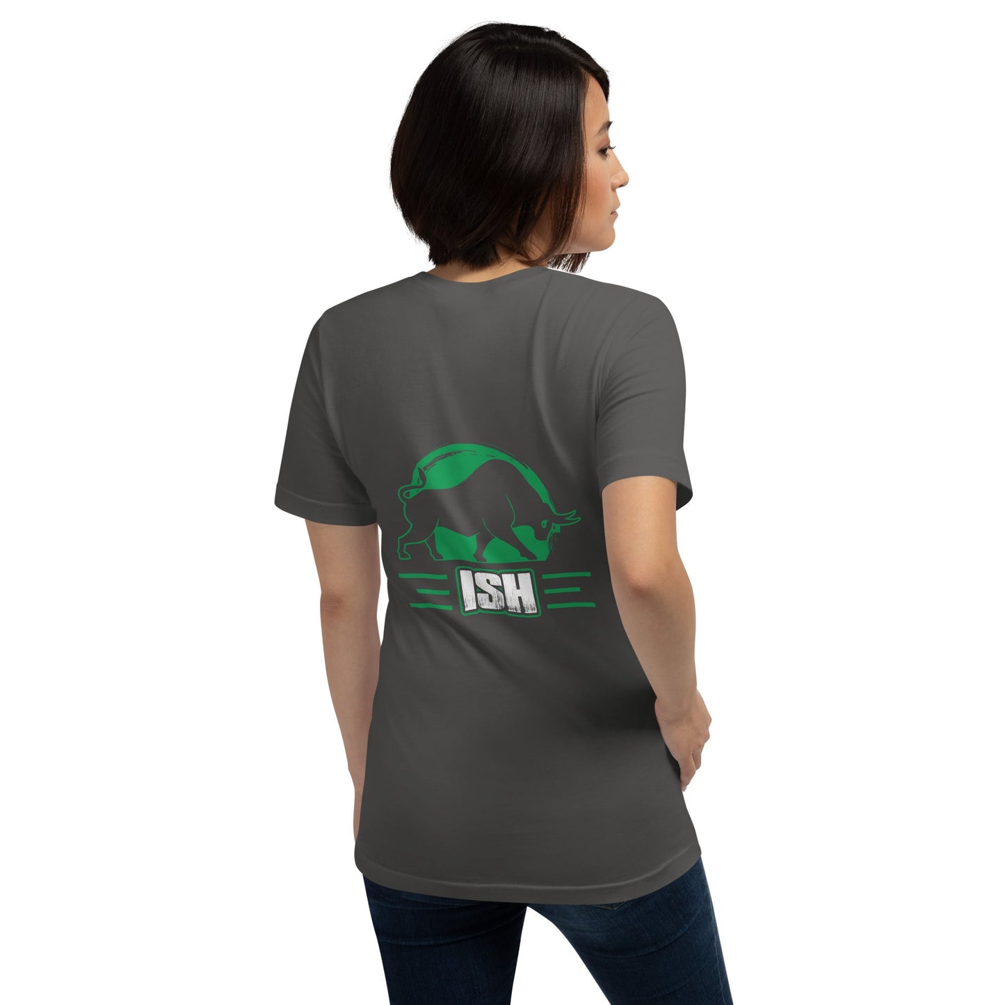 ISH (MAHFUZ) - Unisex t-shirt ( Back Print ) by DarkByteGear