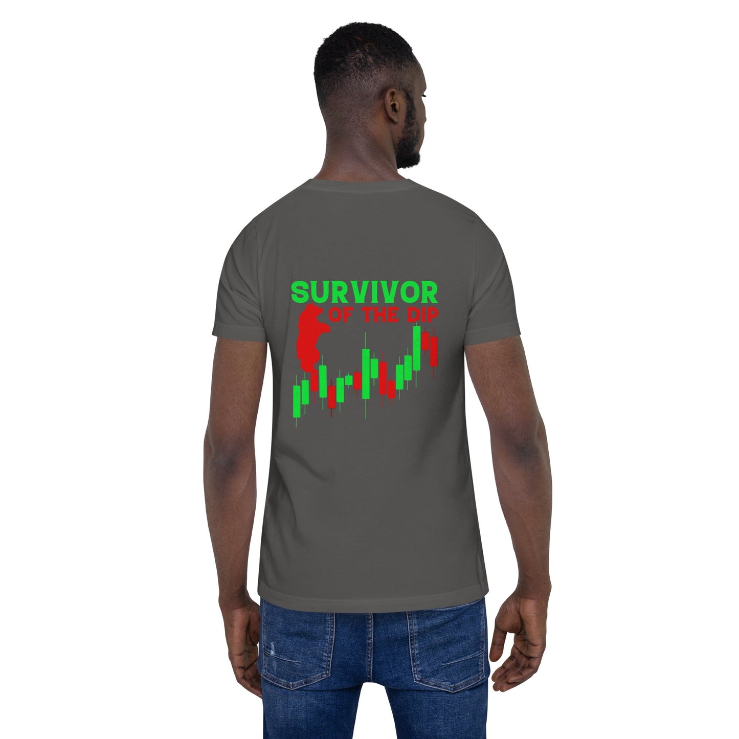 Survivor of the Dip V1 - Unisex t-shirt ( Back Print ) by DarkByteGear