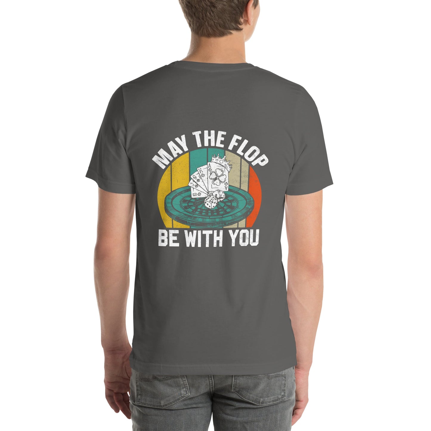 May the Flop be with you - Unisex t-shirt ( Back Print ) by DarkByteGear