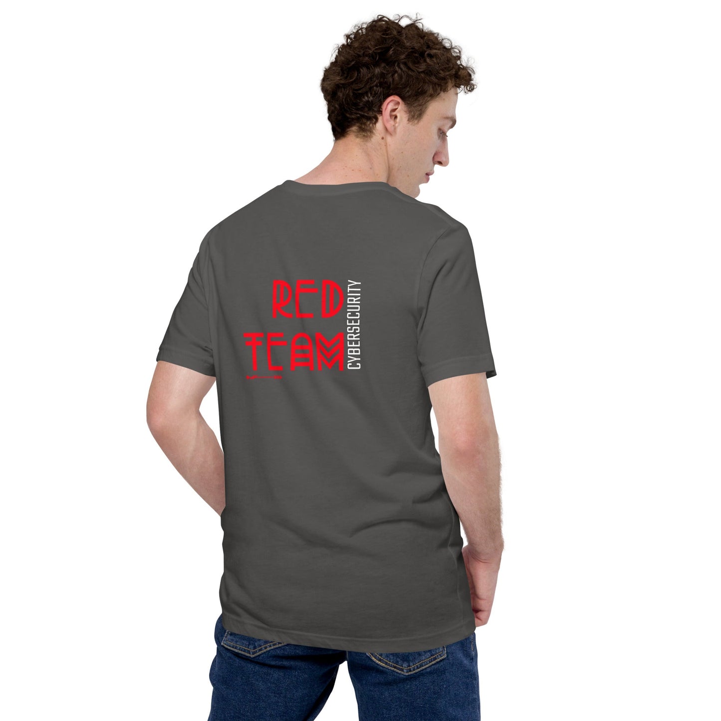 Cyber Security Red Team V5 - Unisex t-shirt ( Back Print ) by DarkByteGear