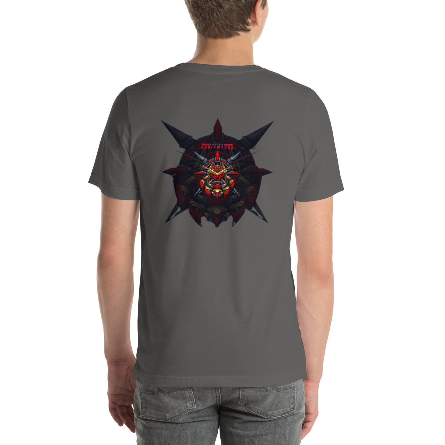 Cyberware Ronin Mecha - Unisex t-shirt ( Back Print ) by DarkByteGear