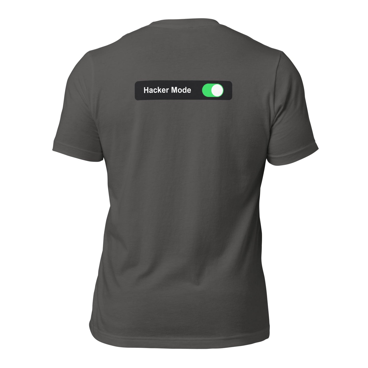 Hacker Mode On - Unisex t-shirt (back print) by DarkByteGear