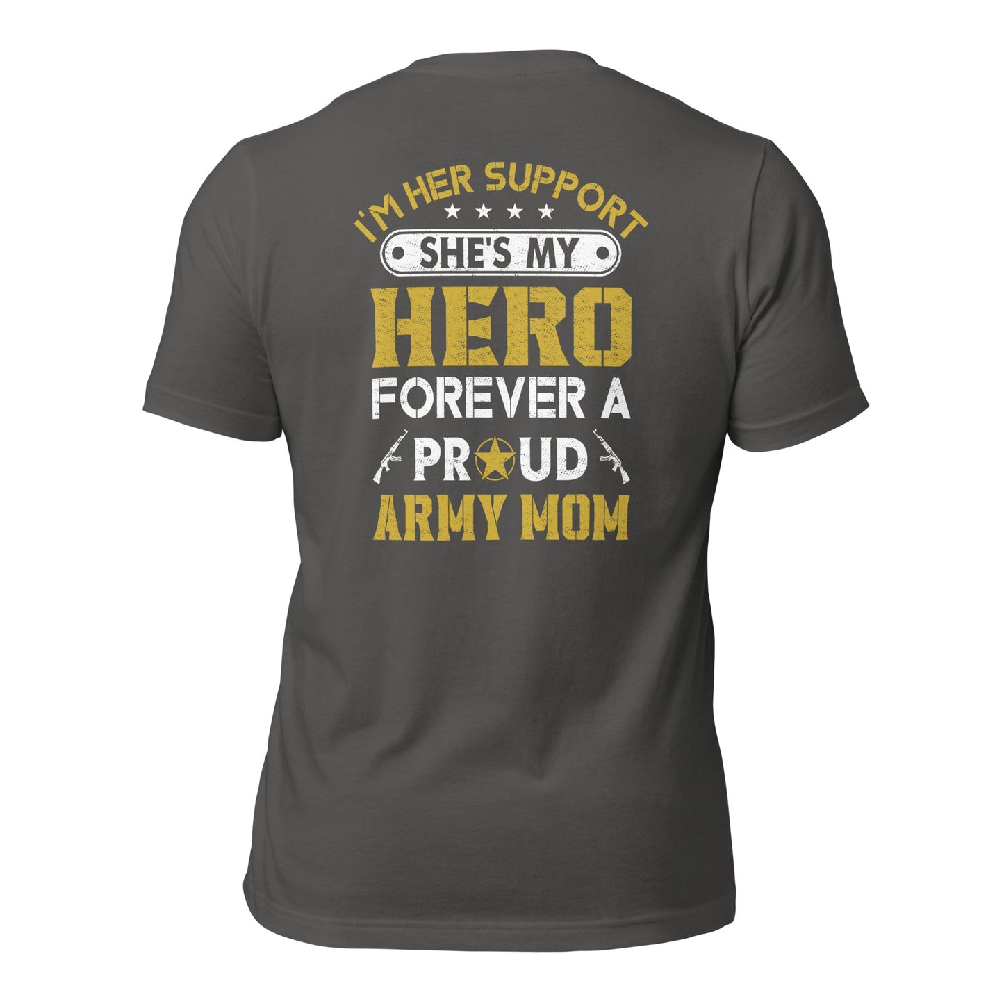I'm her support - Unisex t-shirt (back print) by DarkByteGear