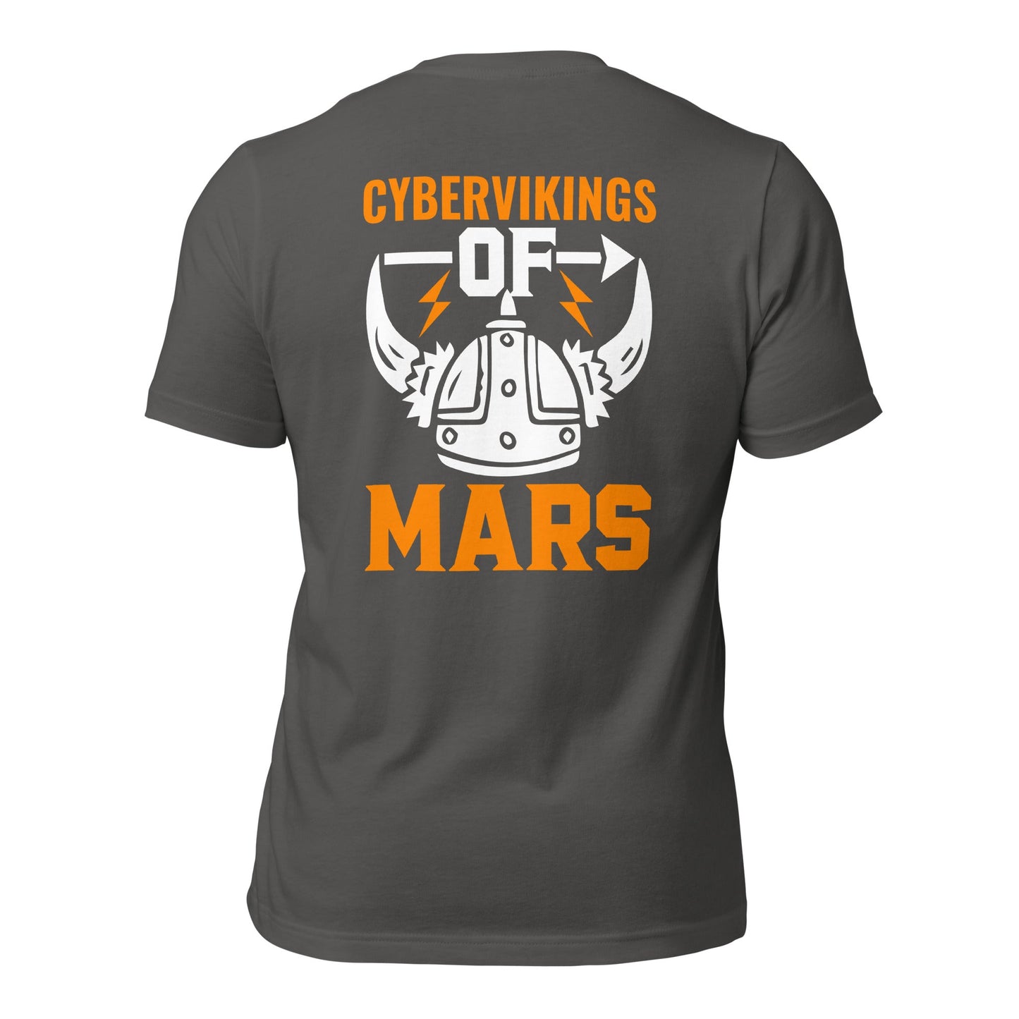Cyberviking of Mars - Unisex t-shirt ( Back Print ) by DarkByteGear