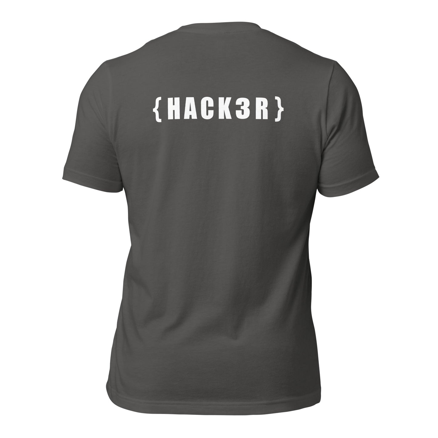 Hack3r - Unisex t-shirt ( Back Print ) by DarkByteGear