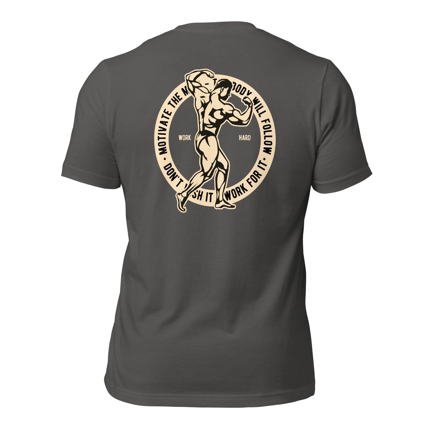 Motivate the Mind - Unisex t-shirt ( Back Print ) by DarkByteGear