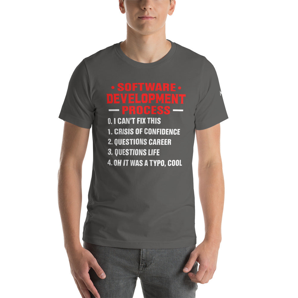 Software Development Process V1 - Unisex t-shirt by DarkByteGear