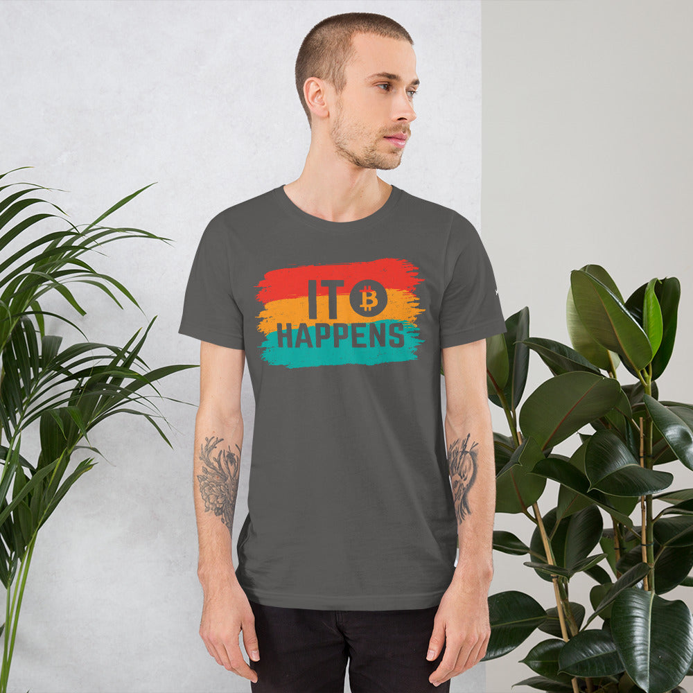 It happens Unisex t-shirt by DarkByteGear