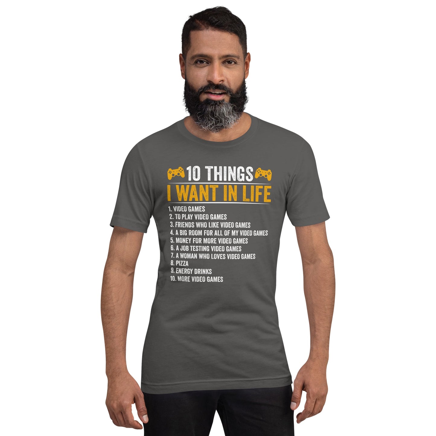 10 Things I Want In Life (Swarna) Unisex t-shirt by DarkByteGear
