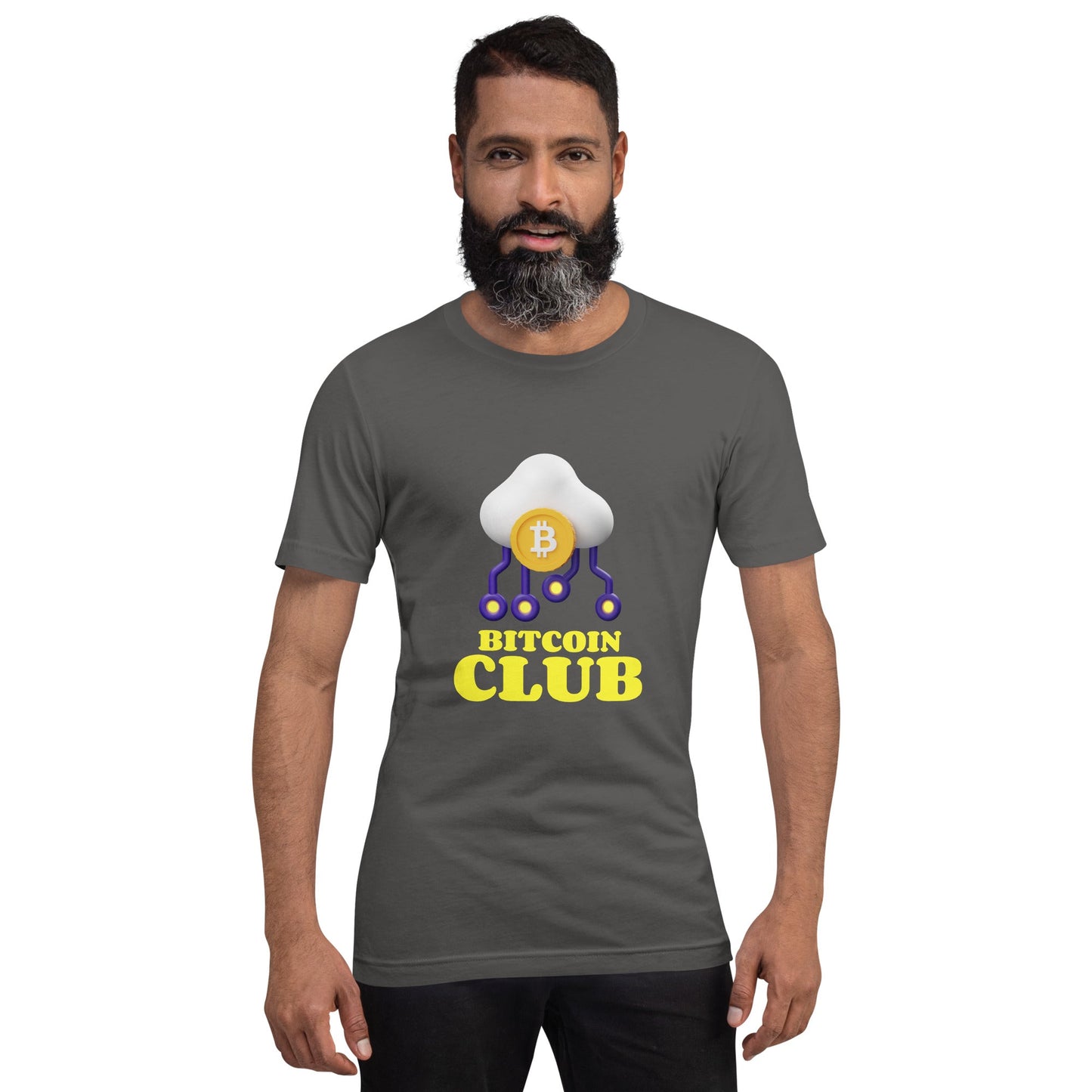 BITCOIN CLUB V4 - Unisex t-shirt by DarkByteGear