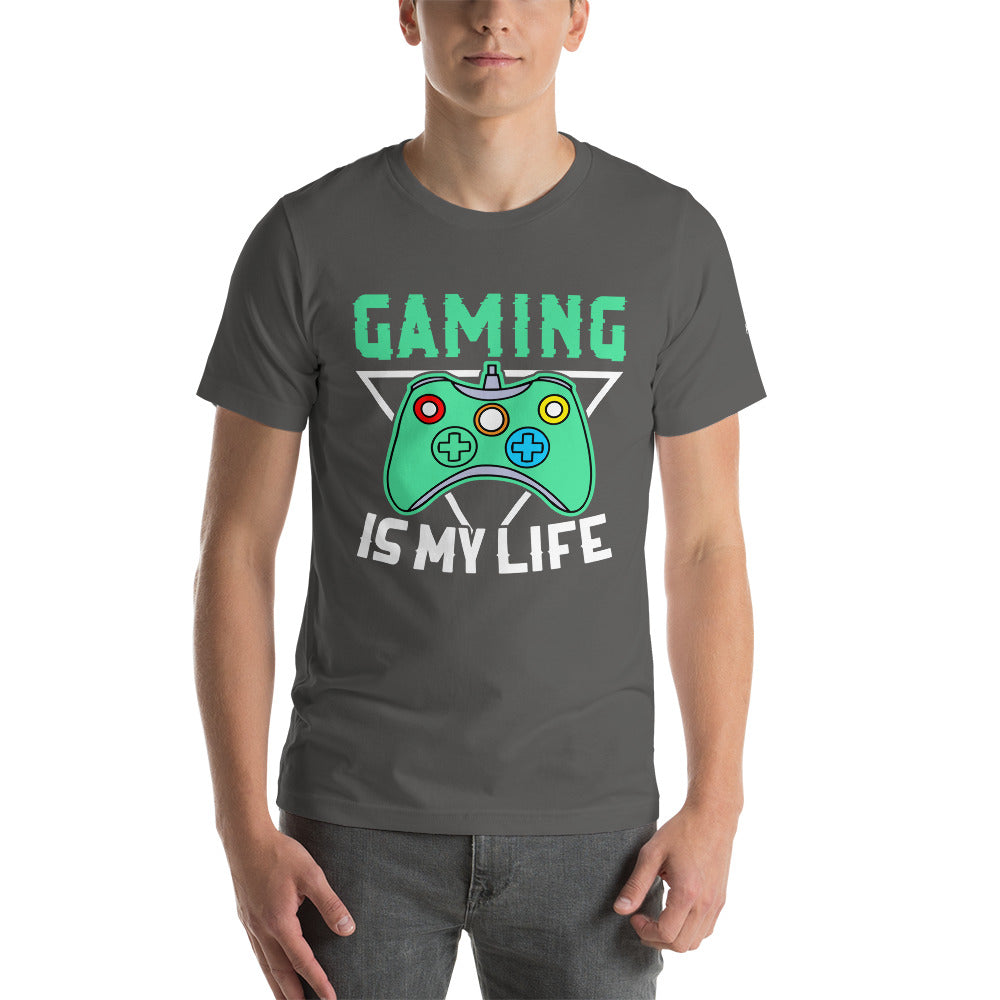Gaming Is My Life - Unisex t-shirt by DarkByteGear
